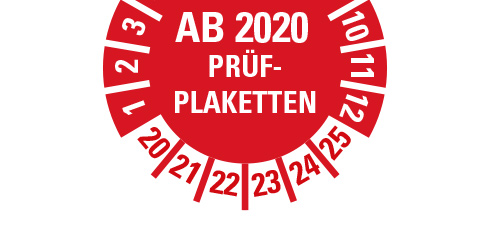 Prüfplaketten ab 2020