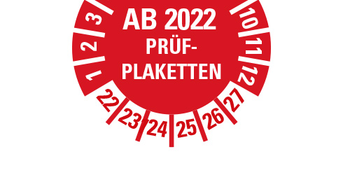 Prüfplaketten ab 2022