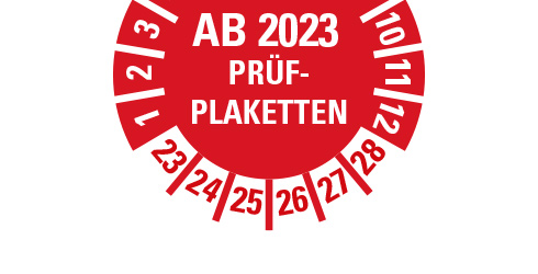 Prüfplaketten ab 2023