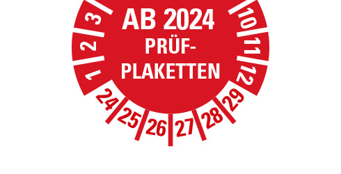 Prüfplaketten ab 2024