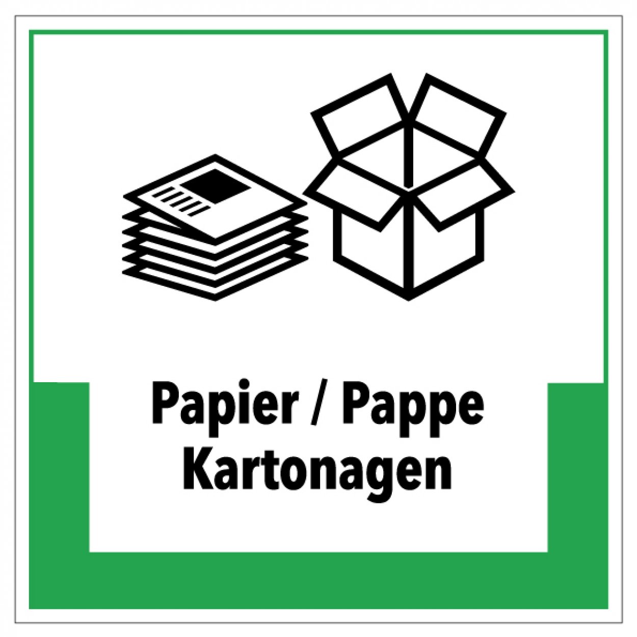 Papier- und Pappzuschnitte